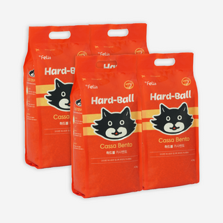 닥터펠리스 카사벤토 하드볼 고양이 모래, 4.3kg, 4개, 무향