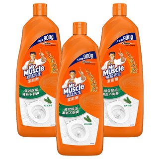 Mr Muscle 威猛先生 潔廁劑 松木清香, 900g, 3瓶