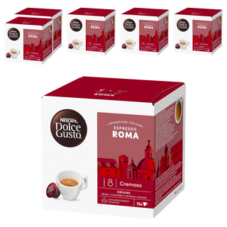 NESCAFE 雀巢咖啡 Dolce Gusto 羅馬濃縮咖啡膠囊, 6.2g, 16個裝, 6組