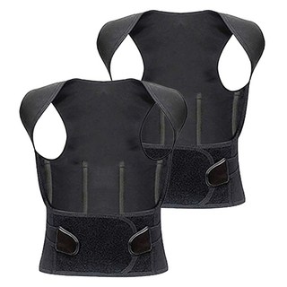 昇瑋 防駝背背心 黑色, 2件