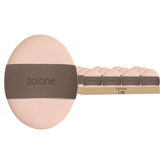 Solone 彈力雙面舒芙蕾海綿/小雞蛋 2個, 6包, 雙面雙色