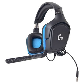 Logitech G 羅技G G431 電競耳機麥克風，DTS HEADPHONE:X技術，50毫米驅動單體, A00090/A00092, 黑色