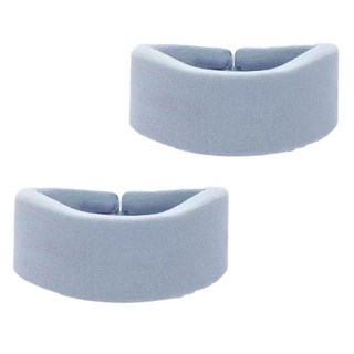 可水洗海綿彈力頸托 藍色, 2個