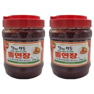 Jinmi Foods 人氣餐廳 韓式Q彈冷麵醬, 2kg, 2個