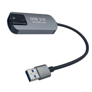 iLeco USB 3.0千兆網卡 鋁合金外接網卡, AX88179A LAN-90581, 灰色, 1個