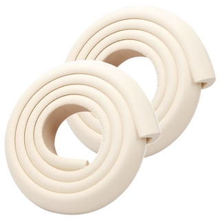 aguard L型防撞泡棉 高級款, 象牙白色, 2個