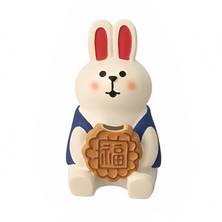 Concombre Decole 月餅藍兔寶擺飾, 藍色