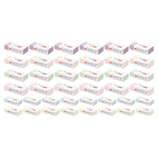 Faber Castell 無塵馬卡龍大號橡皮擦紫色3p+綠色3p+桃色3p+粉色3p+藍色4p+黃色4p套裝187190, 紫色*綠色*桃色*粉紅色*藍色*黃色, 2組