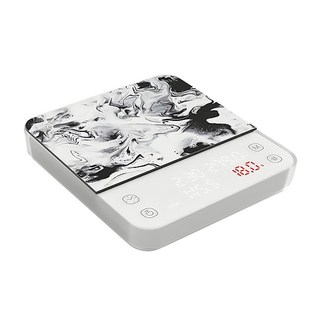 matrix M1 PRO 小智 義式手沖LED觸控雙顯咖啡電子秤 精準測量, 1個, 白色