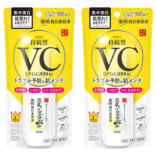 SANA 莎娜 豆乳美肌 維他命C精華液 100mL, 2瓶