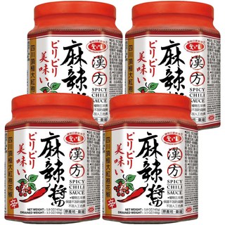 愛之味 漢方麻辣醬, 165g, 4罐