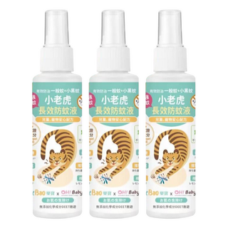小老虎 長效防蚊液 兒童、寵物安心配方, 100ml, 3瓶