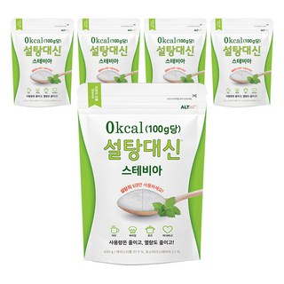 설탕대신 스테비아, 400g, 5개