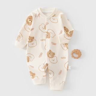 스타도어 신생아용 큐트 패턴 데일리 우주복