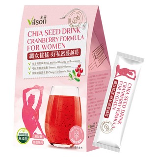 Vilson 米森 纖女搖搖系列 好私密蔓越莓 8包, 64g, 1盒