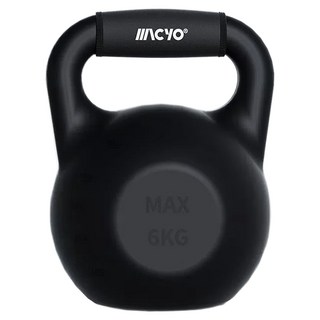 MACYO 麦克羊 注水壺鈴 1~6kg可調式 時尚黑 居家重訓核心訓練, 1個, 755g