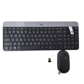 logitech 羅技 無線鍵盤滑鼠組 原廠保固, MK470, 石墨黑, 1組
