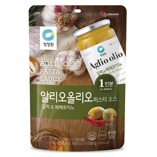 清淨園 蒜香橄欖油義大利麵醬單包, 100g, 1個