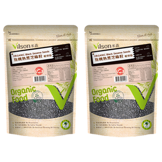 Vilson 米森 有機熟黑芝麻粒, 145g, 2包
