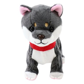 Mother garden 家家酒一起去散步 玩偶 約全長20cm, 黑柴犬, 1個