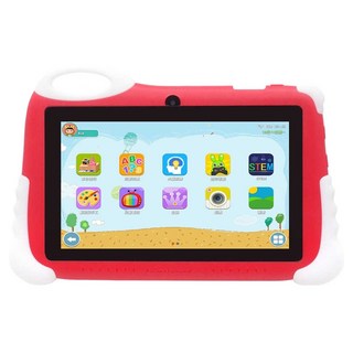 IS 愛思 KT600Pro-CH2 兒童平板電腦 128GB 紅色 內建多款寓教於樂APP 護眼模式 安全無毒, Wi-Fi + Cellular (4G), 1台