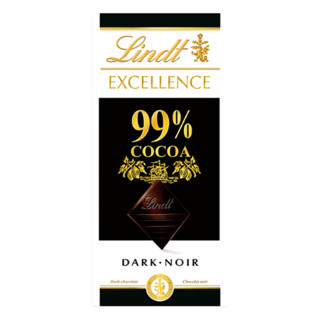 Lindt 瑞士蓮 極醇系列99%巧克力片, 50g, 1片