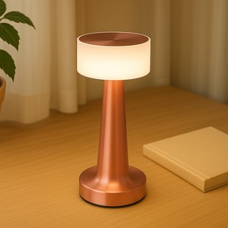 루아즈 인테리어 수유등 테이블 탁상 무드등 조명 램프, 로즈골드