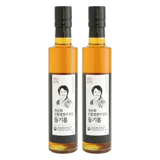 Seungin Food 最順熙傳統名匠製作的紫蘇籽油, 300ml, 2個