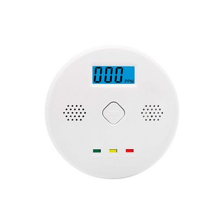 防災專家 一氧化碳警報器, 高分貝聲光警報, LED數據顯示, CE認證, 三色LED指示燈, 1個