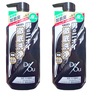 ROHTO 樂敦 DeOu 男仕去味淨化沐浴乳 柑橘草本 520ml, 2瓶