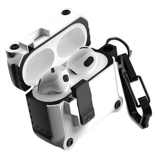 GOOSPERY Bumper Lock 硬殼保護殼, AirPods 第4代, 白色