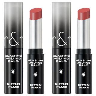 롬앤 X 이나피스퀘어 글래스팅 멜팅 밤 립틴트, 2개, 16키튼피치