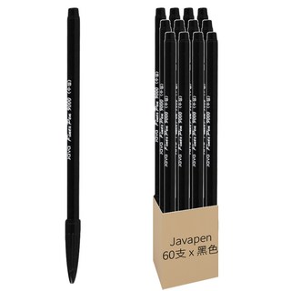 Javapen Fine-X 簽字筆, 黑色, 60支