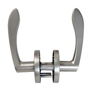 Tamsa 簡約設計按鈕式房門把手 灰色, 金灰色, 1個