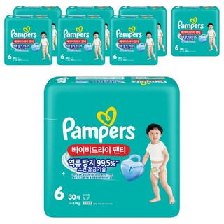 Pampers 幫寶適 Baby Dry褲型尿布, 第6階段, 240片