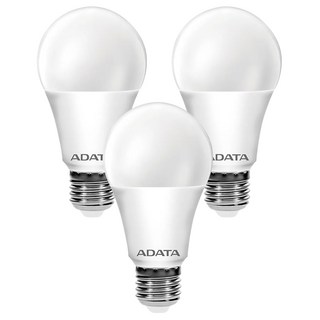 ADATA 威剛 LED高效能球泡燈 8W, 白光, 3個