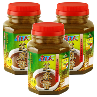 貴夫人 特級芝麻醬, 520g, 適用於大餅、饅頭、涼麵、土司等, 3罐