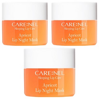 CARENEL 唇膜 杏桃 5g 3個 - 滋潤保濕 晚安修護