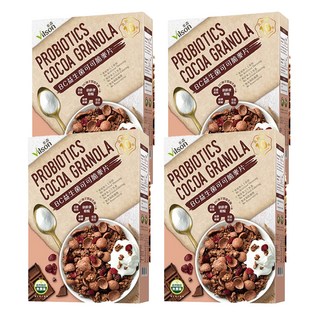 Vilson 米森 BC益生菌可可脆麥片, 300g, 4盒