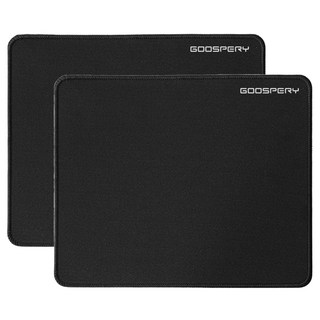 구스페리 머큐리 게이밍 마우스패드, 블랙, 2개