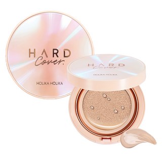 Holika Holika Hard Cover Glow EX 氣墊粉底 原裝 14g + 補充裝 14g 套裝, ‎03號, 1組