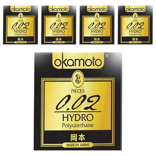 okamoto 岡本 保險套002, 3片, 5盒