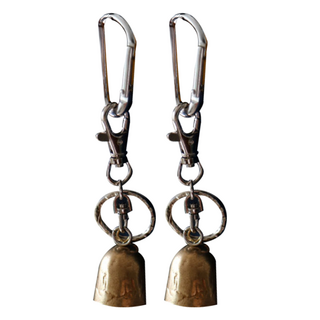 Kuching Island 黃銅鑄物背包鈴 2個, 金色