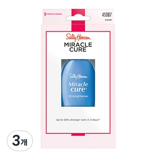 Sally Hansen 莎莉韓森 Miracle Cure指甲強化劑, 13.3毫升, 3個
