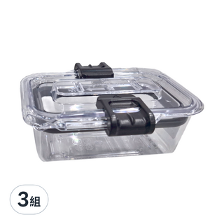 Prepara 沛樂生活 Latchlok系列 TRITAN保鮮盒 2號 240ml 2個, 保鮮盒2個, 3組