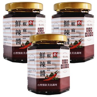 台塑餐飲 椒麻鮮辣醬, 180g, 3罐