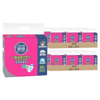 安安 立體抽換式尿片 乾爽柔膚型, 22*50cm, 30片, 12包