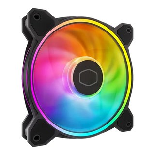 Cooler Master 酷碼 MasterFan MF120 HALO2, 黑色, 1個