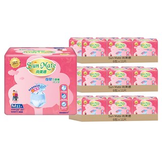 Sun Mate 尚美德 成人褲型紙尿褲 復健方便褲, 18包, M, 11片