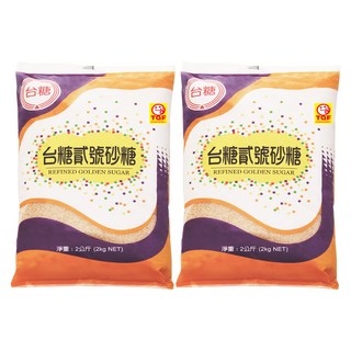 台糖 貳號砂糖, 2000g, 2包